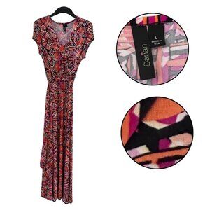 Darian Geometric Maxi Dress | Size L